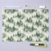 Muster der französischen Toilbaumen Seidenpapier (Handwerk)