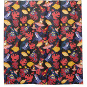 Muster der Frösche Duschvorhang (Vorderseite)