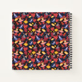 Muster der Frösche Notizblock (Rückseite)