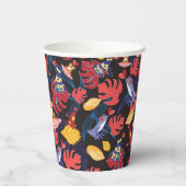 Muster der Frösche Pappbecher (Rückseite)