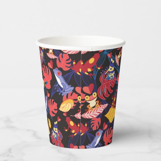 Muster der Frösche Pappbecher (Rechts)