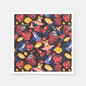 Muster der Frösche Serviette (Vorderseite)