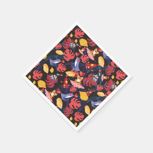 Muster der Frösche Serviette (Ecke)