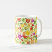 Muster der Fruchtdoodle Kaffeetasse (VorderseiteRechts)