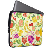 Muster der Fruchtdoodle Laptopschutzhülle (Vorne Rechts)