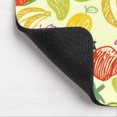 Muster der Fruchtdoodle Mousepad (Ecke)