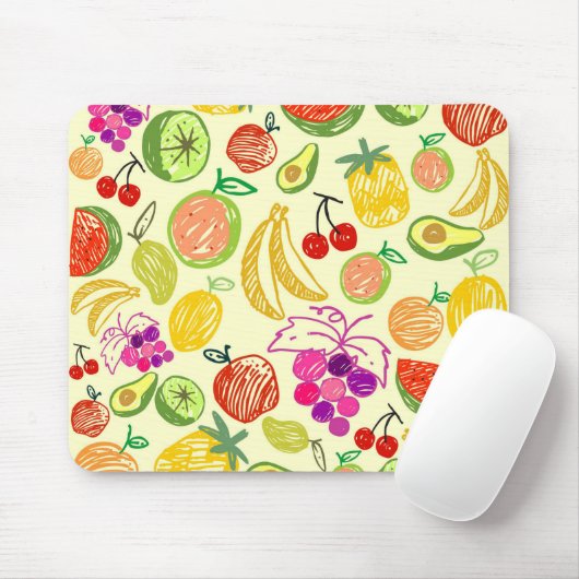 Muster der Fruchtdoodle Mousepad (Mit Mouse)