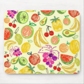 Muster der Fruchtdoodle Mousepad (Vorne)