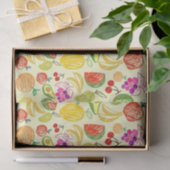 Muster der Fruchtdoodle Seidenpapier (Geschenk)