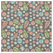 Muster der Frühlingsflora Stoff (Nahaufnahme)