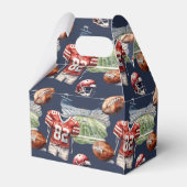 Muster der Fußballausrüstung Geschenkschachtel (Rückseite)