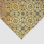 Muster der gedrehten geometrischen Damaskus Seidenpapier (Ausschnitt)