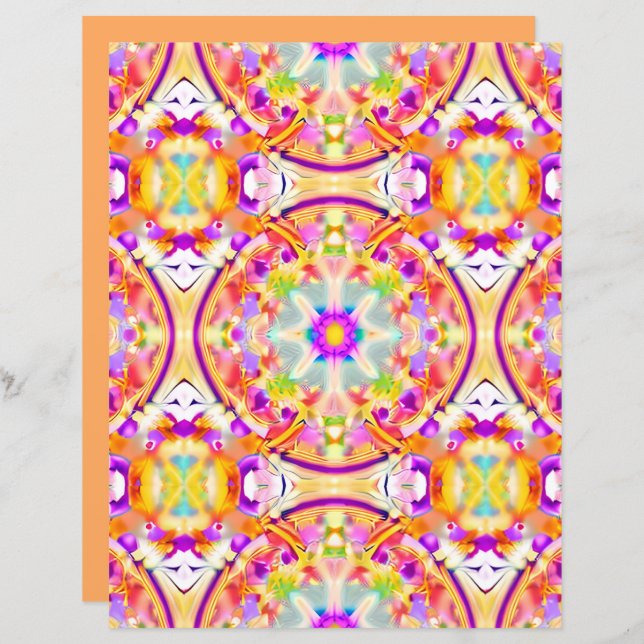 Muster der Gefärbte Krawatte von Soft Spring Pasto (Vorne/Hinten)