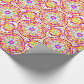 Muster der Gefärbte Krawatte von Soft Spring Pasto Geschenkpapier (Ecke)