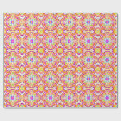 Muster der Gefärbte Krawatte von Soft Spring Pasto Geschenkpapier (Flach)