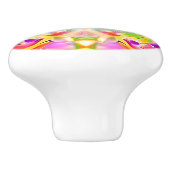 Muster der Gefärbte Krawatte von Soft Spring Pasto Keramikknauf (Seitenansicht)