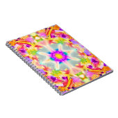 Muster der Gefärbte Krawatte von Soft Spring Pasto Notizblock (Rechte Seite)