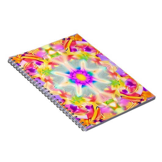 Muster der Gefärbte Krawatte von Soft Spring Pasto Notizblock (Rechte Seite)