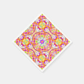 Muster der Gefärbte Krawatte von Soft Spring Pasto Serviette (Ecke)