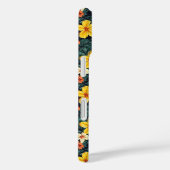 Muster der gelben tropischen Blume Case-Mate iPhone Hülle (Rückseite / Rechts)