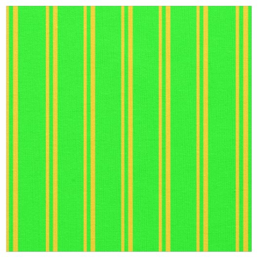 Muster der gelben und Limonen Linien Stoff (Nahaufnahme)