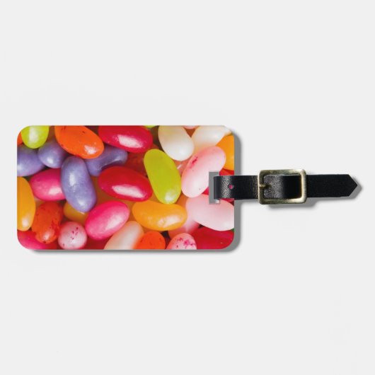 Muster der Geleebonbons Gepäckanhänger (Vorderseite horizontal)