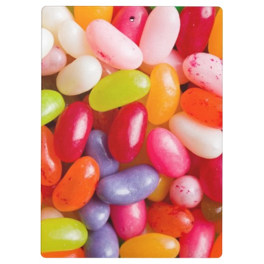 Muster der Geleebonbons Klemmbrett (Rückseite)