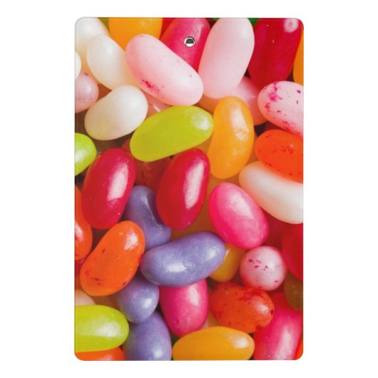 Muster der Geleebonbons Mini Klemmbrett (Rückseite)