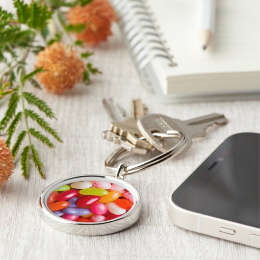 Muster der Geleebonbons Schlüsselanhänger (Seite)