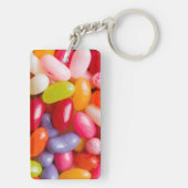 Muster der Geleebonbons Schlüsselanhänger (Rückseite)