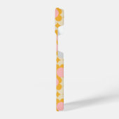 Muster der geometrischen Blume des Mittelkreises iPhone Hülle (Linke Seite)