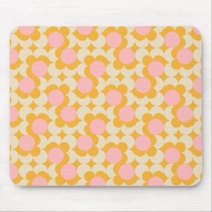 Muster der geometrischen Blume des Mittelkreises Mousepad