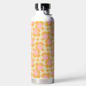 Muster der geometrischen Blume des Mittelkreises Trinkflasche (links)