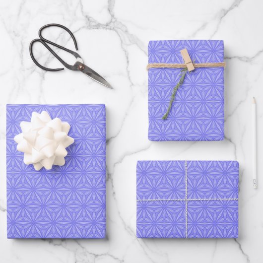 Muster der geometrischen Blume Geschenkpapier Set (Vorderseite)