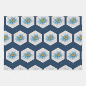 Muster der geometrischen Blume Geschenkpapier Set (Vorderseite 2)