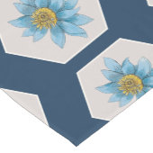 Muster der geometrischen Blume Kurzer Tischläufer (Ecke)