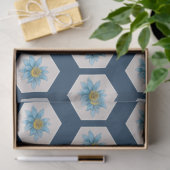 Muster der geometrischen Blume Seidenpapier (Geschenk)