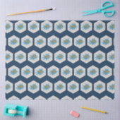 Muster der geometrischen Blume Seidenpapier (Basteln)