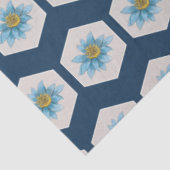 Muster der geometrischen Blume Seidenpapier (Ausschnitt)