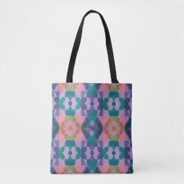Muster der geometrischen Blume Tasche