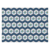 Muster der geometrischen Blume Tischdecke (Vorderseite (Horizontal))