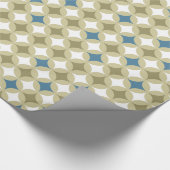 Muster der geometrischen Kreisel Geschenkpapier (Ecke)