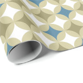 Muster der geometrischen Kreisel Geschenkpapier (Rolleneckpunkt)