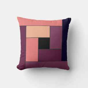 Muster der geometrischen Tiles in Form eines Kisse Kissen