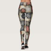 Muster der gerissenen Quadrate Leggings (Rückseite)