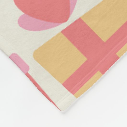 Muster der Geschenkboxen Fleecedecke (Ecke)