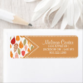 Muster der gestrichenen Herbstleaves (Insitu)