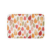 Muster der gestrichenen Herbstleaves Badematte (Vorderseite)