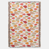 Muster der gestrichenen Herbstleaves Decke (Vorderseite Vertikal)