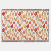 Muster der gestrichenen Herbstleaves Decke (Vorderseite)